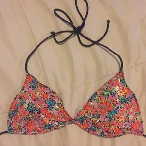 Victoria's Secret PINK Floral Bikini Top!